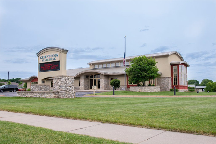 Greenwood State Bank Evansville Branch in Evansville, Wisconsin